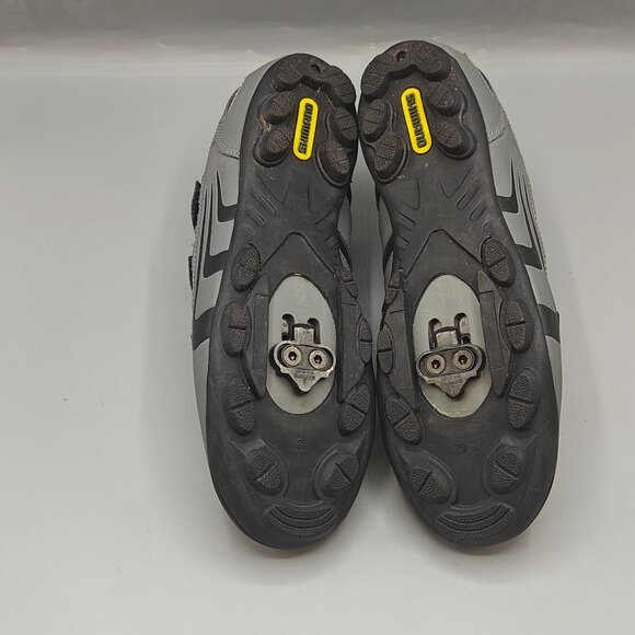 EUC Shimano SPD Men's Gray Cycling Mountain Bike Shoes US Sz 8.5 EUR 42 M-1206G - Picture 8 of 11